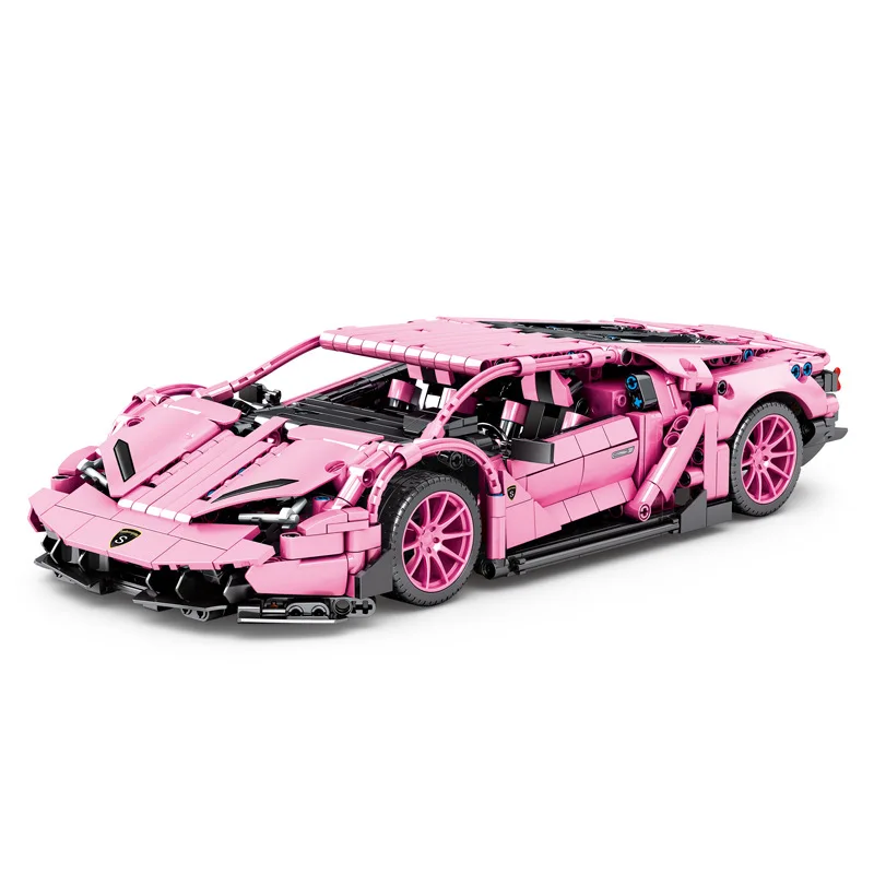 Super Racing Car 1:14 Pink Lamborghinis Sian Vintage Vehicle Building Blocks Bricks Toys For Boys Adult Gifts 
Super Racing Car 1:14 Pink Lamborghinis Sian Vintage Vehicle Building Blocks Bricks Toys For Boys Adult Gifts