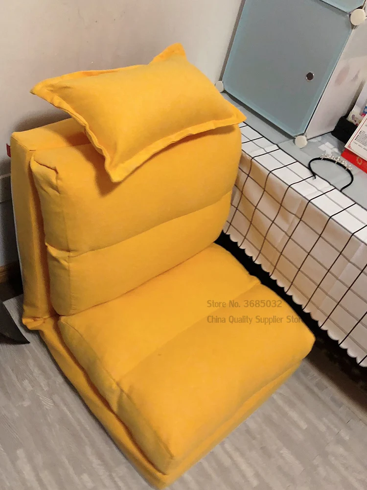 Japanese Tatami Lazy Sofa Bedroom Single Foldable Multi-functional Small Adjustable Sofa Bed Removable 60cm Sofas PP Cotton
Japanese Tatami Lazy Sofa Bedroom Single Foldable Multi-functional Small Adjustable Sofa Bed Removable 60cm Sofas PP Cotton