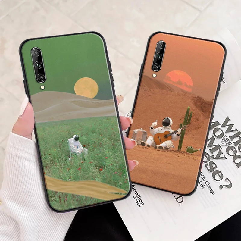Cute Criativa Astronauta Phone Case For Huawei P Smart Z 2019 2021 P20 P30 P40 Lite Pro Funda Carcasa Soft TPU Back Cover
Cute Criativa Astronauta Phone Case For Huawei P Smart Z 2019 2021 P20 P30 P40 Lite Pro Funda Carcasa Soft TPU Back Cover
