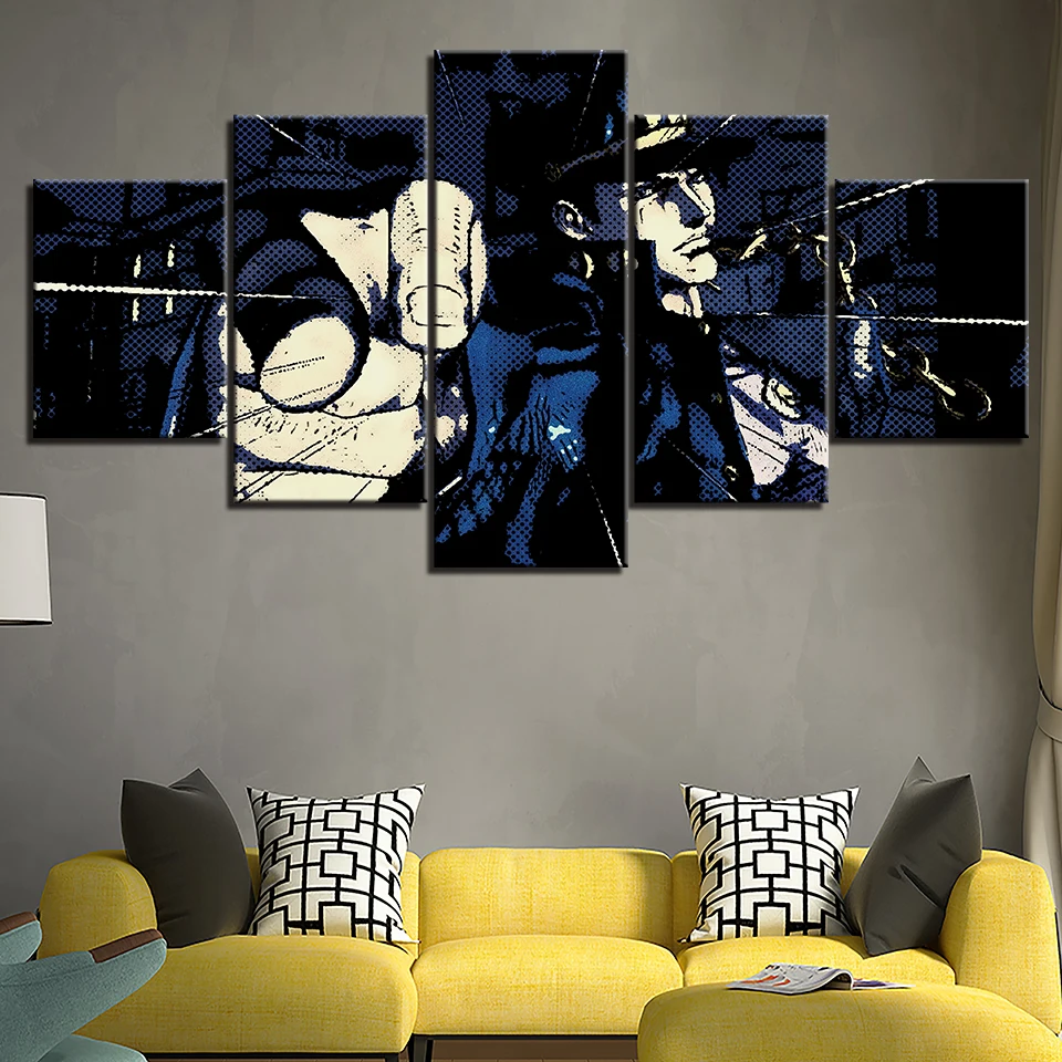 Canvas Poster 5 Pieces HD Prints Anime JoJo's Bizarre Adventure Jotaro Kujo Picture Living Room Home Decor Wall Art Painting
Canvas Poster 5 Pieces HD Prints Anime JoJo's Bizarre Adventure Jotaro Kujo Picture Living Room Home Decor Wall Art Painting