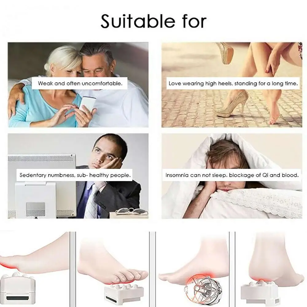 110-240V Electric Foot Massager Heating Therapy Foot Care Machine Massage Roller Relief Leg Fatigue Women Men Gift Relaxation
110-240V Electric Foot Massager Heating Therapy Foot Care Machine Massage Roller Relief Leg Fatigue Women Men Gift Relaxation