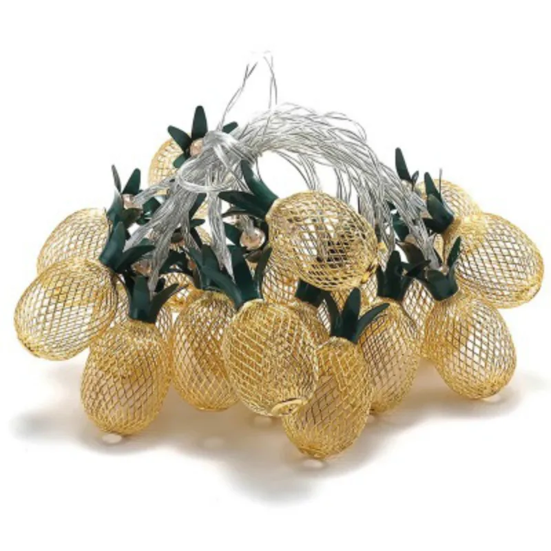 Pineapple Night Lights 10LED 20LED String Fairy Light Battery Powered Lantern Romantic Xmas Wedding Party Night Strip Light
Pineapple Night Lights 10LED 20LED String Fairy Light Battery Powered Lantern Romantic Xmas Wedding Party Night Strip Light