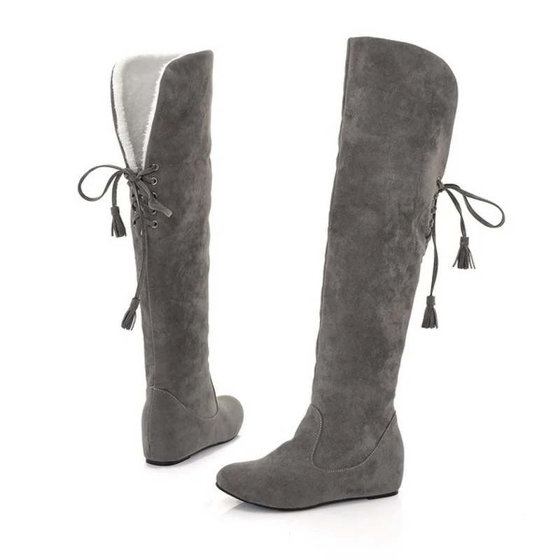 CEVABULE 2021 40-43 Large Size Women's Boots Thick Snow Boots Inland Boots for Women Turned Leather Suede Warm Boots TYX 
CEVABULE 2021 40-43 Large Size Women's Boots Thick Snow Boots Inland Boots for Women Turned Leather Suede Warm Boots TYX