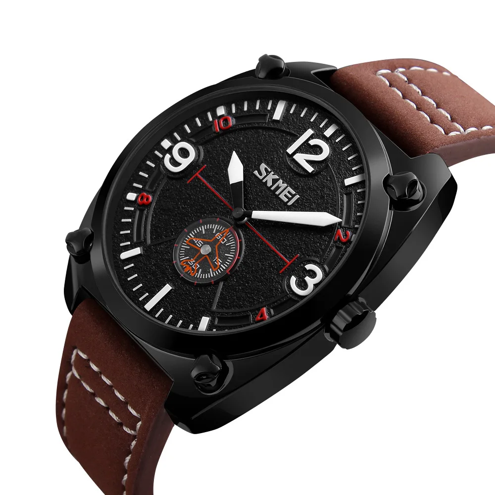 SKMEI/9155 belt men's quartz watch water personality business watch creative second hand
SKMEI/9155 belt men's quartz watch water personality business watch creative second hand
