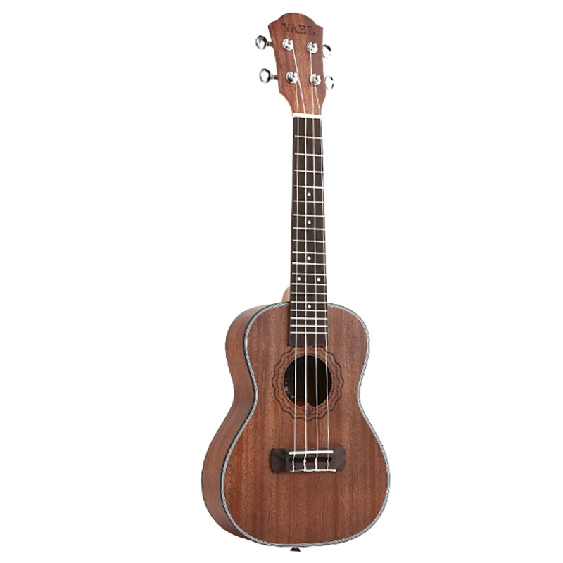 

Yael 23 дюйма концертное укулеле 4 струны Гавайская мини-гитара Uku кофейная Акустическая гитара красное дерево