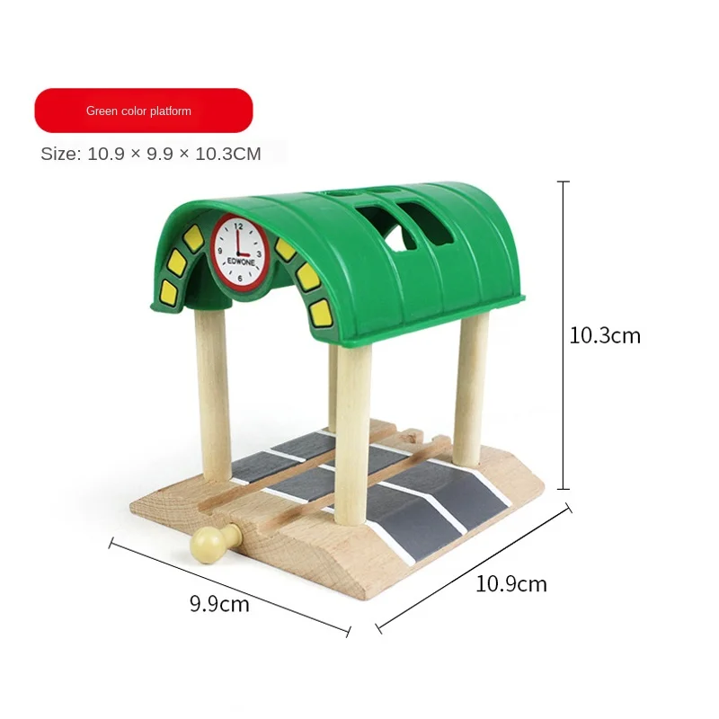 Green Clock Railway Platform Track Accessories Children's Train Transport Assemble Toys Compatible with Train Wooden Tracks Wood
Green Clock Railway Platform Track Accessories Children's Train Transport Assemble Toys Compatible with Train Wooden Tracks Wood