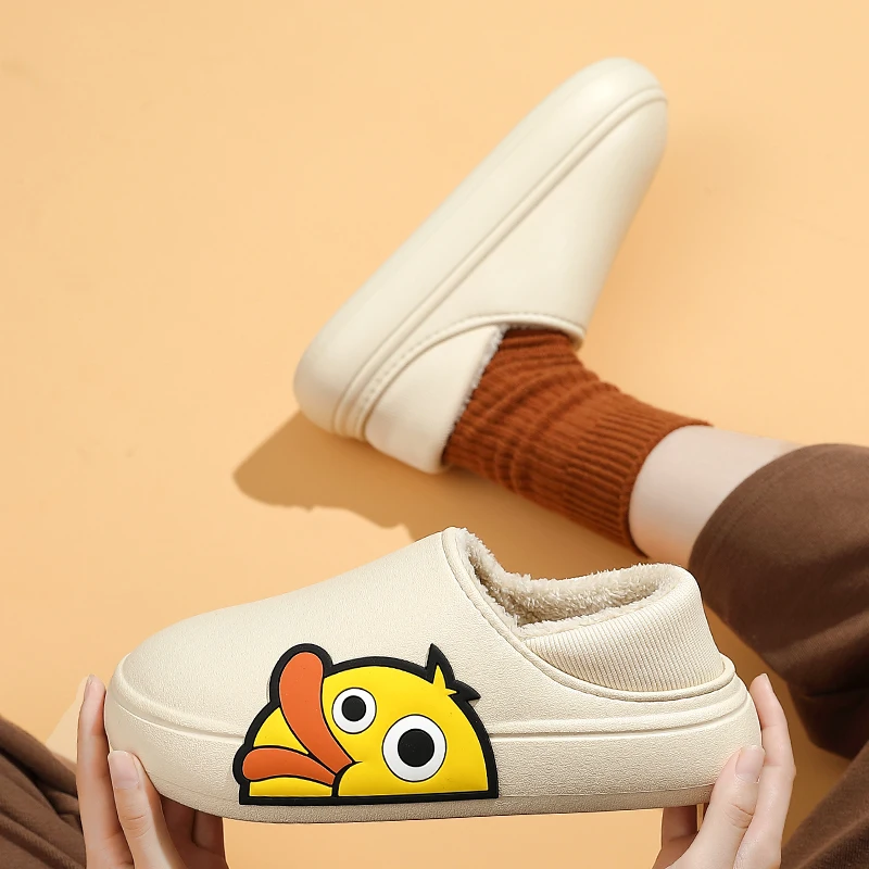 Cartoon Duck Series Fur Plush Women Slippers Winter Warm Furry EVA Waterproof Men Couple Indoor Home Cotton Shoes Slides
Cartoon Duck Series Fur Plush Women Slippers Winter Warm Furry EVA Waterproof Men Couple Indoor Home Cotton Shoes Slides