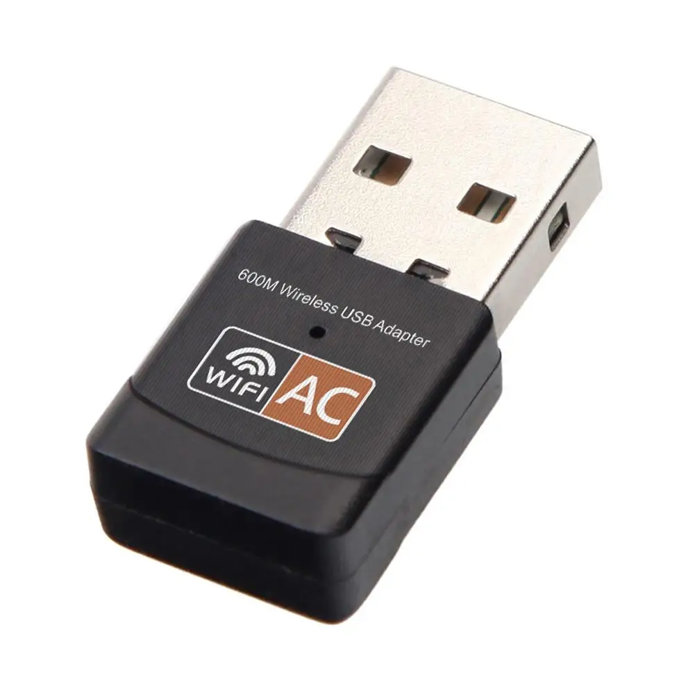 USB WiFi Adapter 600Mbps Dual Band 2.4G / 5G Hz Wireless Lan USB PC WiFi Adapter 802.11AC Computer Network Card Receiver
USB WiFi Adapter 600Mbps Dual Band 2.4G / 5G Hz Wireless Lan USB PC WiFi Adapter 802.11AC Computer Network Card Receiver