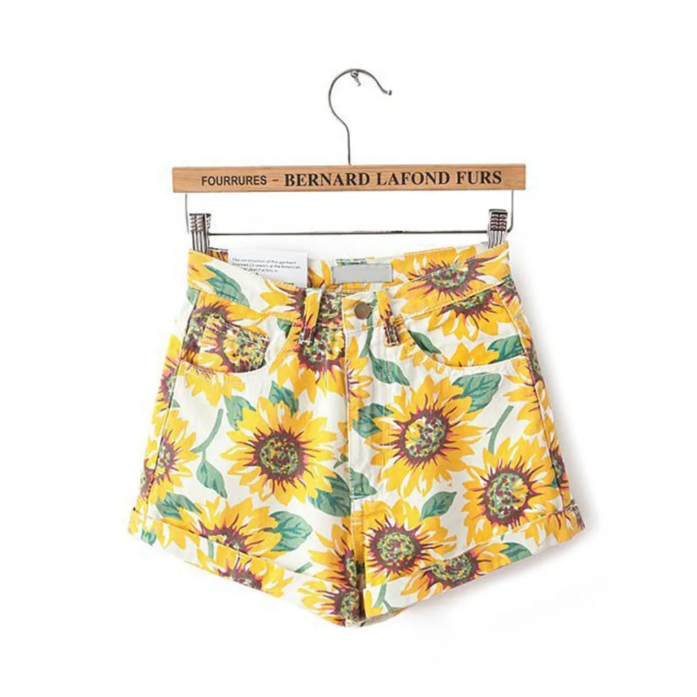 SALE 2021 Summer Casual Summer Denim Women Shorts High Waist Yellow Floral Print Leg-openings Sexy Short Jeans Streetwear Pants 
SALE 2021 Summer Casual Summer Denim Women Shorts High Waist Yellow Floral Print Leg-openings Sexy Short Jeans Streetwear Pants