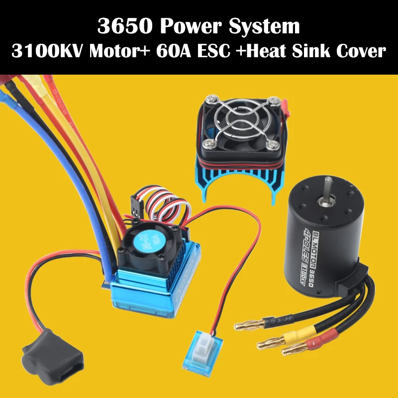 Горячая 3650 3100KV бесщеточный мотор и 60A ESC + тепла комбинированная раковина Мощность Системы для 1:8 1:10 RC автомобиль RC лодка часть
Горячая 3650 3100KV бесщеточный мотор и 60A ESC + тепла комбинированная раковина Мощность Системы для 1:8 1:10 RC автомобиль RC лодка часть