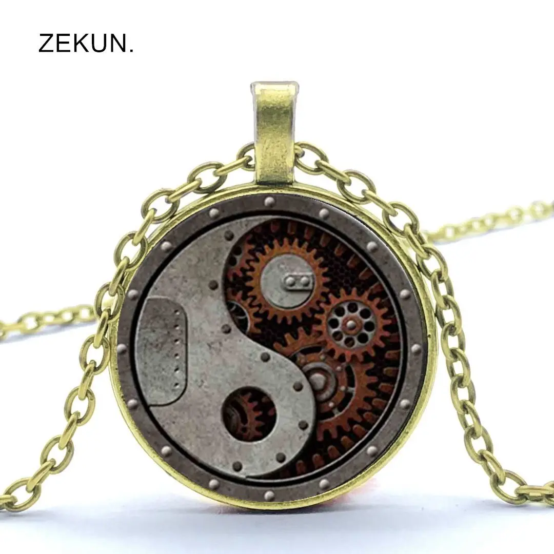LIAOZEKUN,2019/ New Charm Steampunk Style Round Gear Connector Bump Glass Men and Women Necklace Jewelry
LIAOZEKUN,2019/ New Charm Steampunk Style Round Gear Connector Bump Glass Men and Women Necklace Jewelry