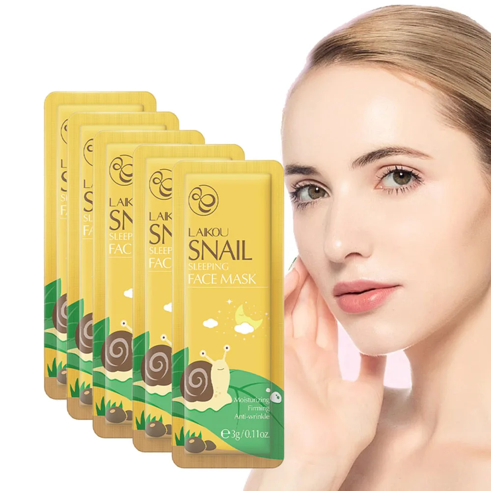 Snail Essence Sleep Mask Moisturizing Brighten Repair Improve Rough Anti Wrinkle Rejuvenating Tighten Pores Purifying Skin 15pcs
Snail Essence Sleep Mask Moisturizing Brighten Repair Improve Rough Anti Wrinkle Rejuvenating Tighten Pores Purifying Skin 15pcs
