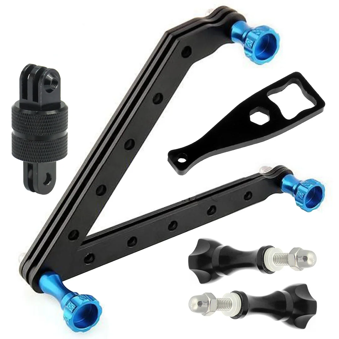 Aluminum 3 Way Selfie Stick Extension Arm & Mini Tripod Mount 360 Degree Rotation for Gopro Hero 5 4 3 3+ SJCAM Xiaoyi Camera
Aluminum 3 Way Selfie Stick Extension Arm & Mini Tripod Mount 360 Degree Rotation for Gopro Hero 5 4 3 3+ SJCAM Xiaoyi Camera