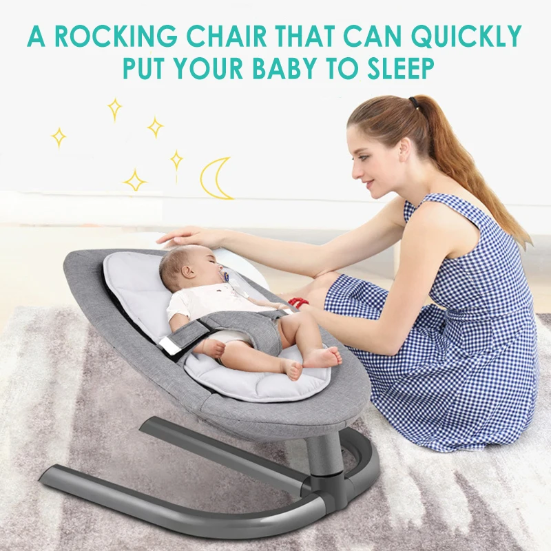 Baby Swing Bed Rocking Chairs Baby Swing For Children Chaise Longue For Baby Bouncer Baby Cradle With Remote Control
Baby Swing Bed Rocking Chairs Baby Swing For Children Chaise Longue For Baby Bouncer Baby Cradle With Remote Control