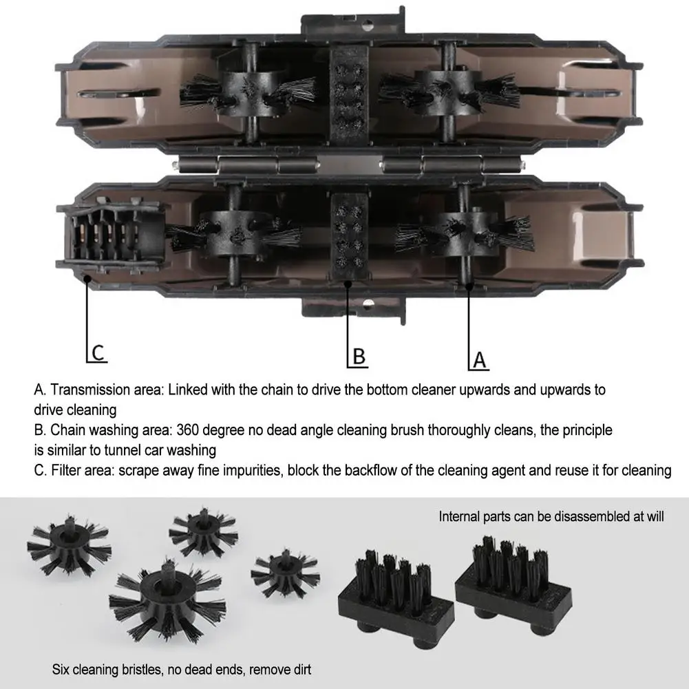 Bicycle Chain Washer ABS Bike Chain Cleaner Portable Mountain Bike Chain Cleaning Tool Bicycle Chain Scrubber For Cycling
Bicycle Chain Washer ABS Bike Chain Cleaner Portable Mountain Bike Chain Cleaning Tool Bicycle Chain Scrubber For Cycling