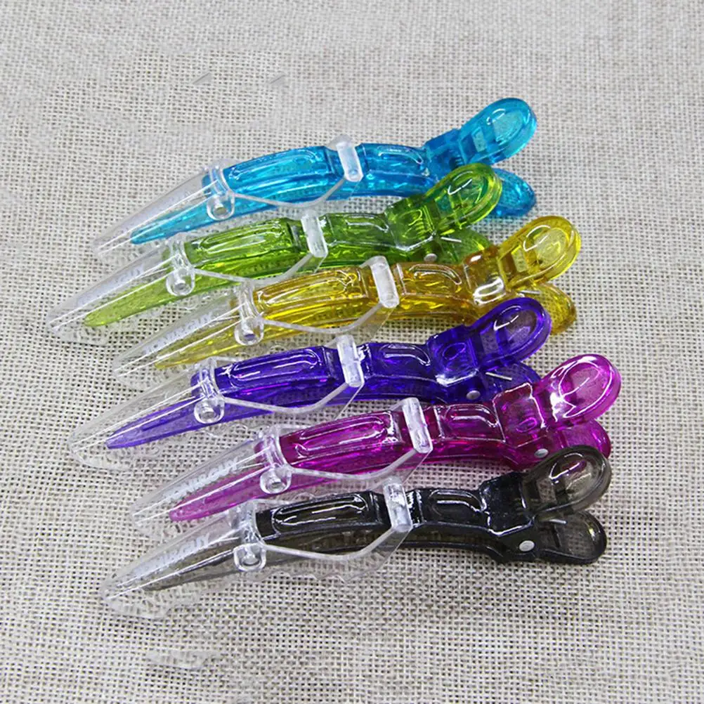 New Hot Plastic Transparent Alligator Hair Clamp Clip Hairdressing Salon Hair Styling Tools
New Hot Plastic Transparent Alligator Hair Clamp Clip Hairdressing Salon Hair Styling Tools