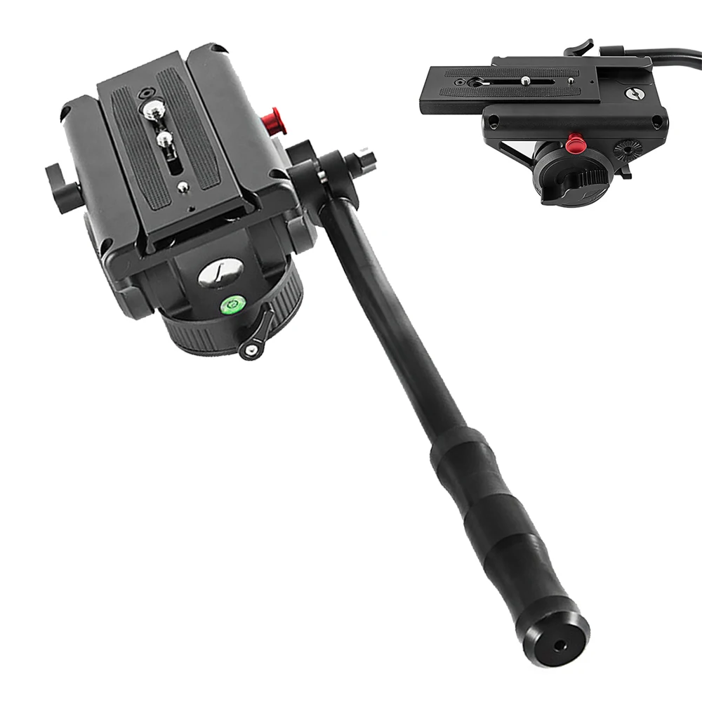 

TRAVOR Portable Panoramic PTZ 360 Rotate Outdoor Camera Stabilizer Hydraulic Ball Head Gimbal for SLR Camera Tripod