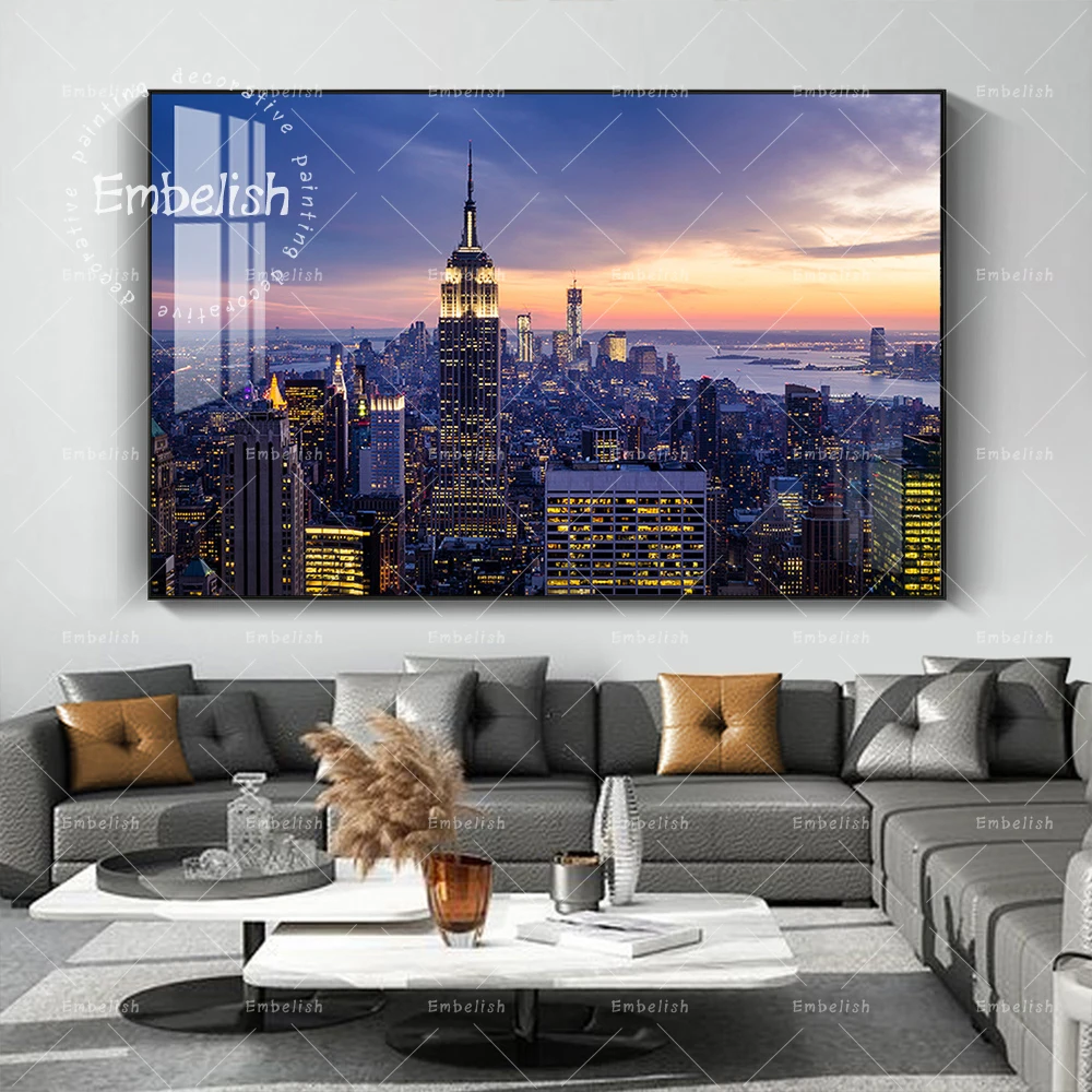 1 Pieces New York City Night Landscape View Modern Home Decor Pictures For Living Room Wall Posters HD Spray Canvas Paintings
1 Pieces New York City Night Landscape View Modern Home Decor Pictures For Living Room Wall Posters HD Spray Canvas Paintings
