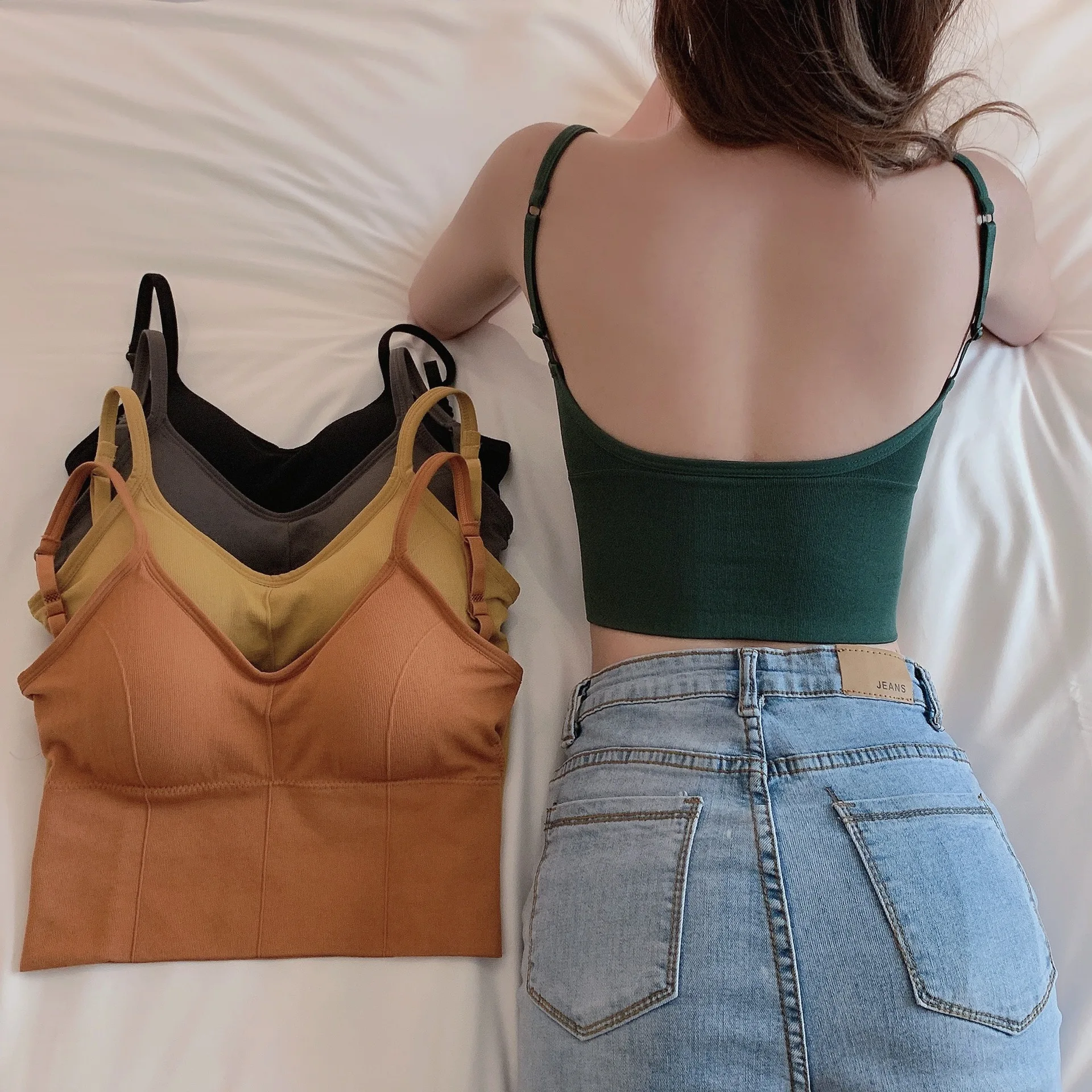 Спортивные бюстгальтеры, женские хлопковые бюстгальтеры с эффектом пуш-ап для фитнеса, спортивный бюстгальтер для бега, йоги, длинные спорт...
Спортивные бюстгальтеры, женские хлопковые бюстгальтеры с эффектом пуш-ап для фитнеса, спортивный бюстгальтер для бега, йоги, длинные спорт...