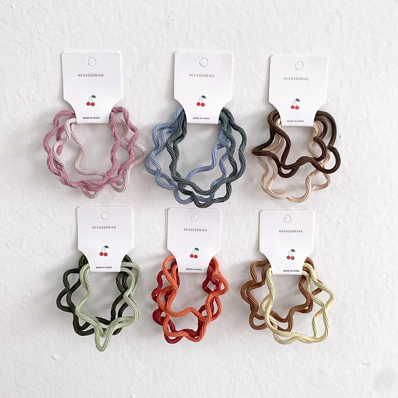 Adult/Childrens 4 Pack Candy Gradient Color Hair Rope Wavy Nylon Hair Tie Basic Head Rope Rubber Band Hair Accessories
Adult/Childrens 4 Pack Candy Gradient Color Hair Rope Wavy Nylon Hair Tie Basic Head Rope Rubber Band Hair Accessories