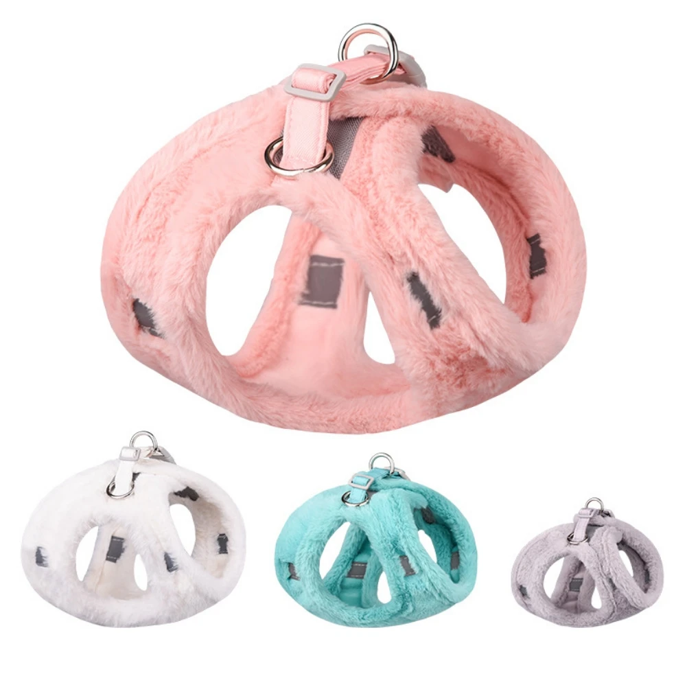 Winter Warm Small Dog Harness And Leash Reflective Safety Plush Chest Strap Collar for Cat Chihuahua Pug Cats Vest Hot Sale
Winter Warm Small Dog Harness And Leash Reflective Safety Plush Chest Strap Collar for Cat Chihuahua Pug Cats Vest Hot Sale