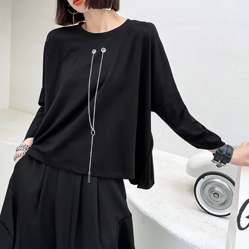 XUXI Women Seven Points Sleeve T-shirt Fashion New Loose Short Top Summer 2021 Streetwear T Shirt O-Neck E507
XUXI Women Seven Points Sleeve T-shirt Fashion New Loose Short Top Summer 2021 Streetwear T Shirt O-Neck E507