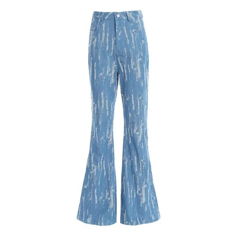 Women Jeans High Waisted Flare Jeans Fashion Woman Denim Pants Slim Frayed Blue Denim Trousers Autumn 2020 New p1785
Women Jeans High Waisted Flare Jeans Fashion Woman Denim Pants Slim Frayed Blue Denim Trousers Autumn 2020 New p1785