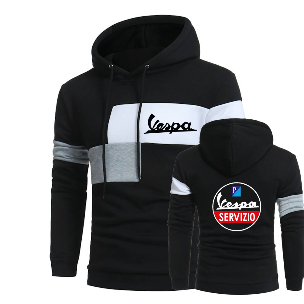 Vespa Logo 2021 NEW 3 Color Splice Pullover Customize Hoodies Male Harajuku Sweatshirts Man's Cotton Hip Hop Coats
Vespa Logo 2021 NEW 3 Color Splice Pullover Customize Hoodies Male Harajuku Sweatshirts Man's Cotton Hip Hop Coats