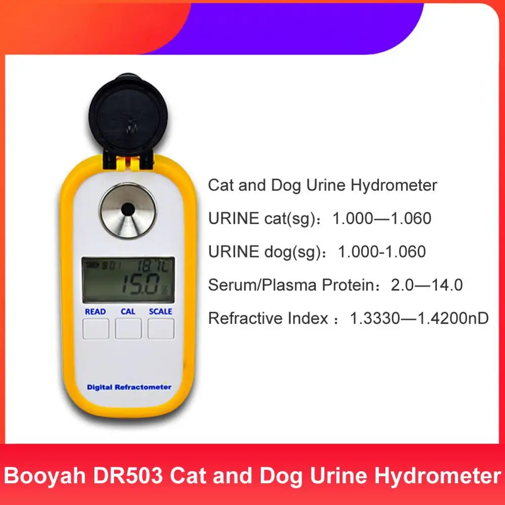 New Medical Urine Concentration Refractometer Cat and Dog Urine Hydrometer Electronic Serum Protein Tester DR503 Dropshipping 
New Medical Urine Concentration Refractometer Cat and Dog Urine Hydrometer Electronic Serum Protein Tester DR503 Dropshipping