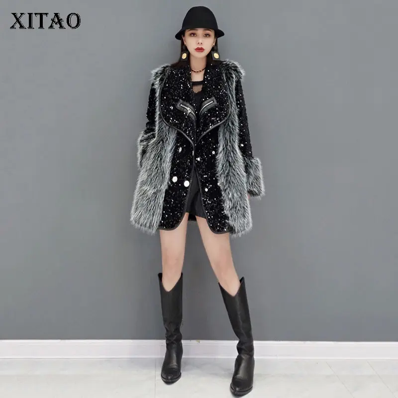 XITAO Patchwork Faux Leather Fashion New Women Full Sleeve Goddess Fan Casual Style 2021 Autumn Winter Pocket Coat GWJ1625
XITAO Patchwork Faux Leather Fashion New Women Full Sleeve Goddess Fan Casual Style 2021 Autumn Winter Pocket Coat GWJ1625