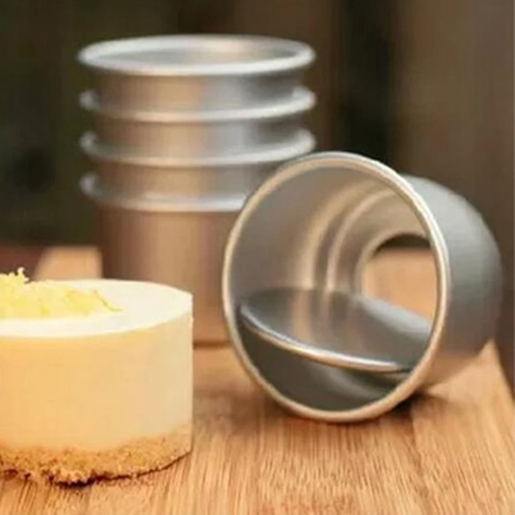 5pcs Set Mini Cake Baking Mold Non Stick Baking Pans With Removable Bottom Small Size Cake Food Grade Aluminum Alloy Accessories
5pcs Set Mini Cake Baking Mold Non Stick Baking Pans With Removable Bottom Small Size Cake Food Grade Aluminum Alloy Accessories