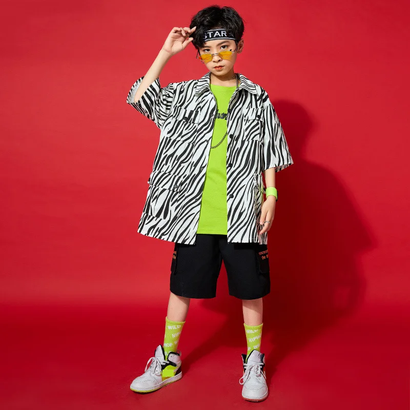 Rave Outfit Zebra Hip Hop Dancewear Kids Street Dance Clothes Stage Costume Designer Clothes Summer Festival Clothing JL3162
Rave Outfit Zebra Hip Hop Dancewear Kids Street Dance Clothes Stage Costume Designer Clothes Summer Festival Clothing JL3162