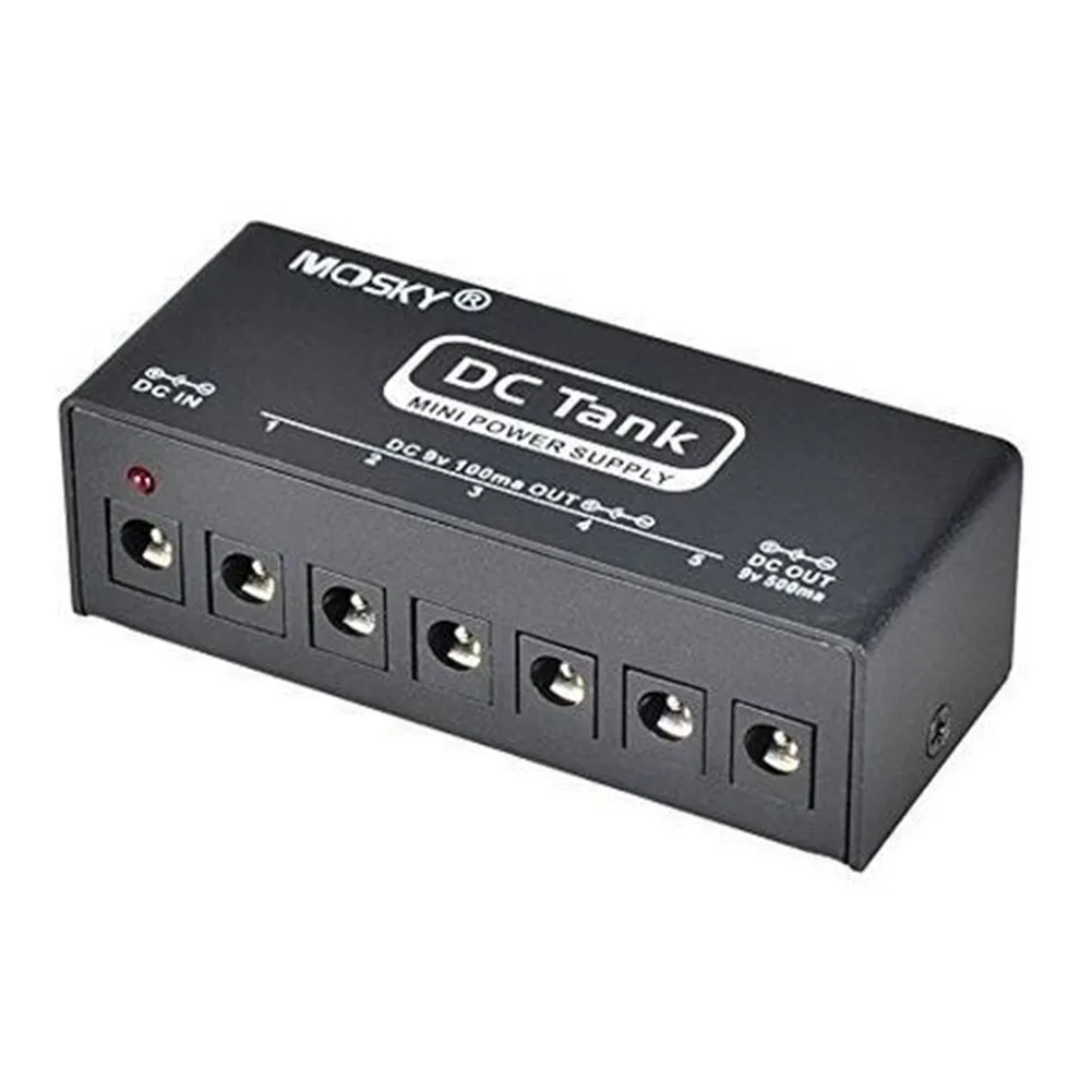 Mini Guitar Effect Pedal Power Supply Station 6-way Isolated Output 9V US/UK/AU/EU Plug DC-TANK Musical Instrument Power Supply
Mini Guitar Effect Pedal Power Supply Station 6-way Isolated Output 9V US/UK/AU/EU Plug DC-TANK Musical Instrument Power Supply