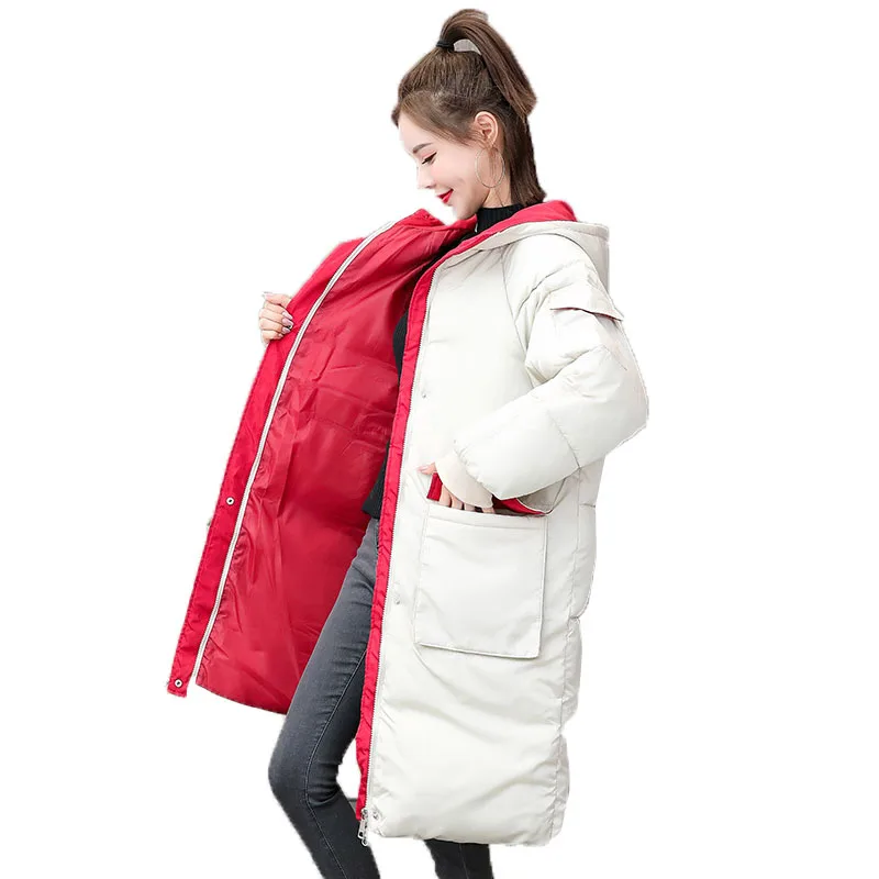 New 2020 Winter Coat Women's Cotton Padded Coats Ladies Mid-length Hooded Loose Large Size Warm Overcoat Parkas Pocket K931
New 2020 Winter Coat Women's Cotton Padded Coats Ladies Mid-length Hooded Loose Large Size Warm Overcoat Parkas Pocket K931