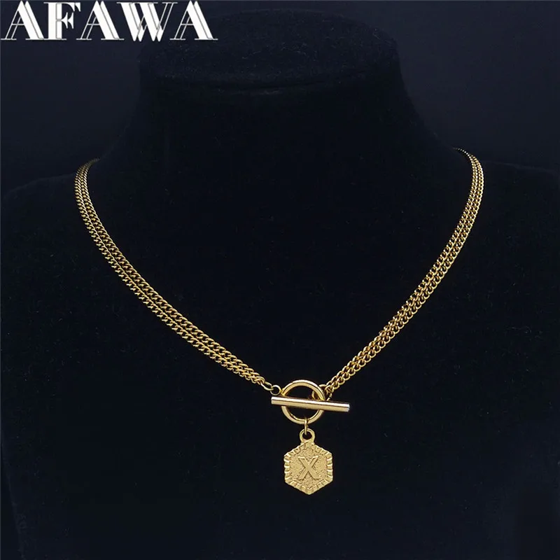 2021 Fashion Stainless Steel Initials X Pendant Necklace Women Gold Color Letter Chocker Necklaces Jewelry colgante XH07004S01
2021 Fashion Stainless Steel Initials X Pendant Necklace Women Gold Color Letter Chocker Necklaces Jewelry colgante XH07004S01
