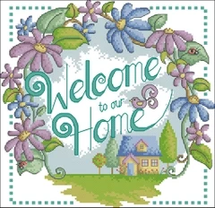 Magazine Picture-Wreath Welcome Home Counted Cross Stitch 11CT 14CT 18CT Cross Stitch Kits Embroidery Needlework Sets
Magazine Picture-Wreath Welcome Home Counted Cross Stitch 11CT 14CT 18CT Cross Stitch Kits Embroidery Needlework Sets