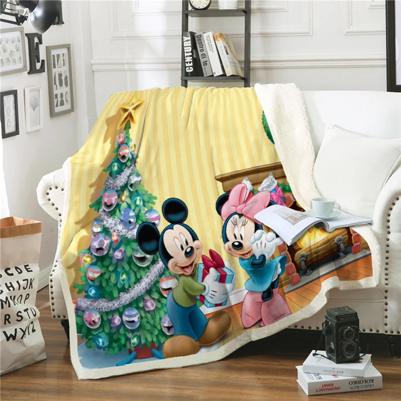 Disney Christmas Blanket Mickey Mouse Minnie Soft Warm Winter Bedspread Xmas Throw Blanket For Kid Children Adult Bed Cover Sofa
Disney Christmas Blanket Mickey Mouse Minnie Soft Warm Winter Bedspread Xmas Throw Blanket For Kid Children Adult Bed Cover Sofa