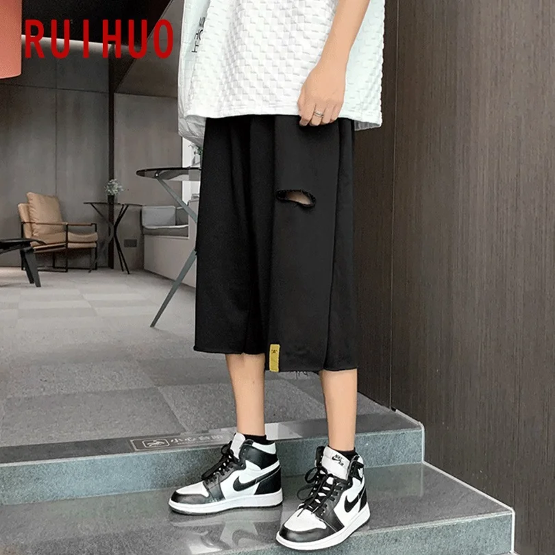 RUIHUO Hip Hop Streetwear Pants Men Clothing Japanese Fashion Sweatpants Men Korean Fashion Mens Pants M-2XL 2021 New Arrival 
RUIHUO Hip Hop Streetwear Pants Men Clothing Japanese Fashion Sweatpants Men Korean Fashion Mens Pants M-2XL 2021 New Arrival