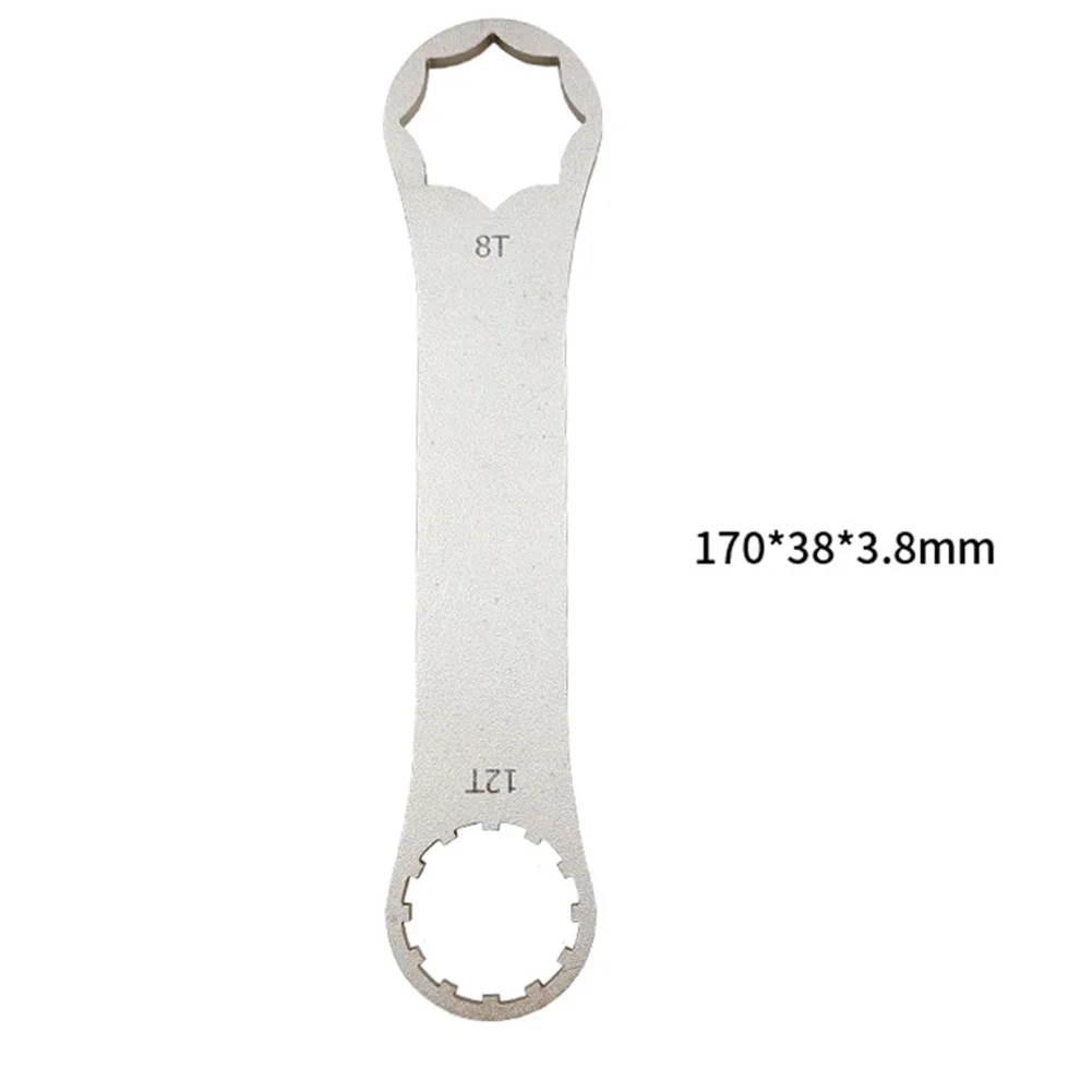 170mm Bike Aluminum Alloy Wrench Bicycle Fork Cover Disassembly Spanner For Suntour XCR/RST/XCM/RST Fork Bicycle Repair Tools
170mm Bike Aluminum Alloy Wrench Bicycle Fork Cover Disassembly Spanner For Suntour XCR/RST/XCM/RST Fork Bicycle Repair Tools
