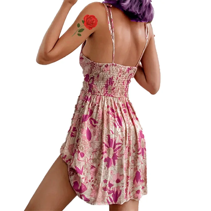 2021 Summer New Women's Fashion Sexy Hollow Halter Slim Casual Printed Folded Hip Sling Dress
2021 Summer New Women's Fashion Sexy Hollow Halter Slim Casual Printed Folded Hip Sling Dress