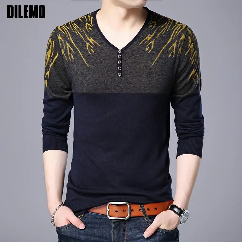 Top Quality New Fashion Brand Knitted Pullover Mens V Neck Sweater Korean Thick Graphic Autum Casual Jumper Clothes Men
Top Quality New Fashion Brand Knitted Pullover Mens V Neck Sweater Korean Thick Graphic Autum Casual Jumper Clothes Men