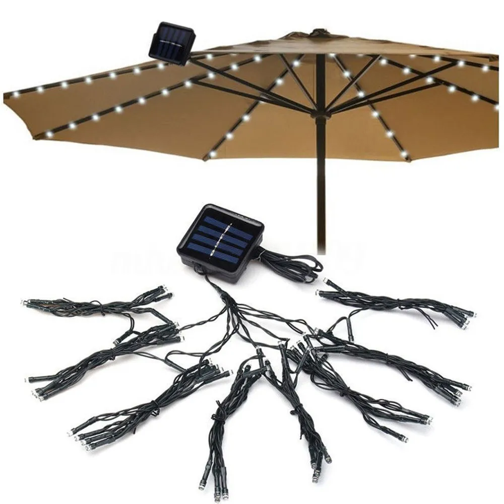 72LED Patio Umbrella Lights Waterproof Outdoor Holiday String Lights Solar Wedding Christmas Decoration
72LED Patio Umbrella Lights Waterproof Outdoor Holiday String Lights Solar Wedding Christmas Decoration
