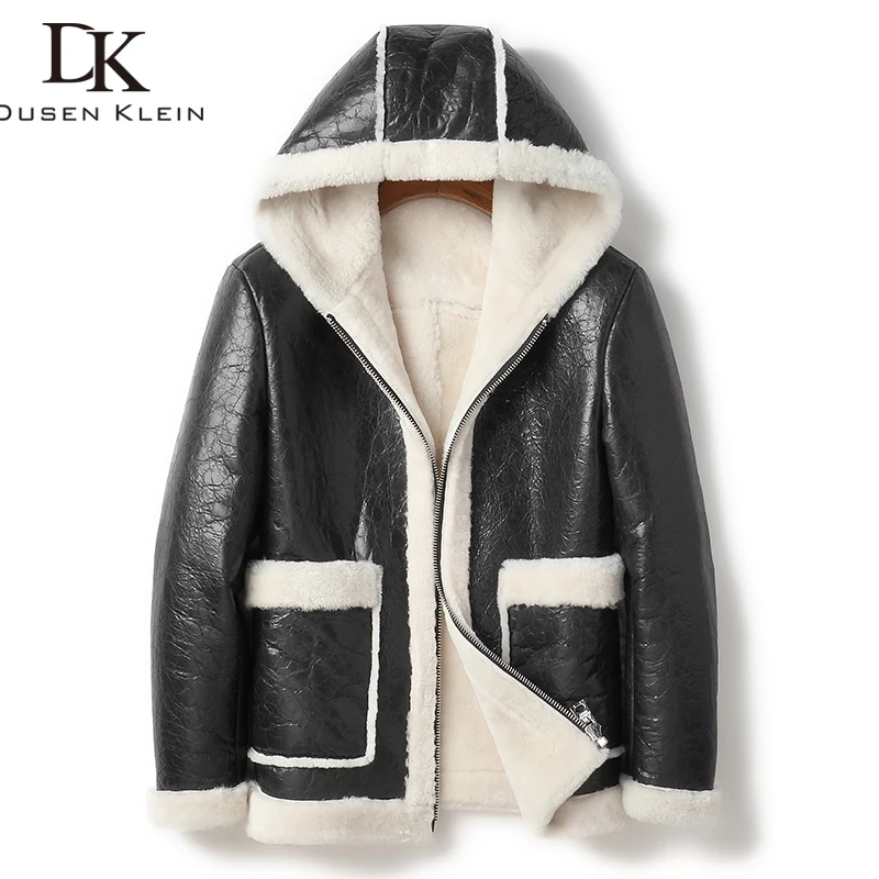 Shearling Sheepskin Men Leather Jackets with Wool Fur Thick Warm Winter Coat 2021 2813
Shearling Sheepskin Men Leather Jackets with Wool Fur Thick Warm Winter Coat 2021 2813