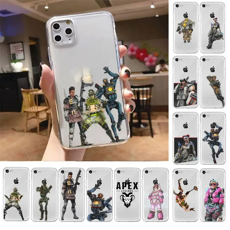 Apex Legends Phone Case For iPhone X XS MAX 6 6s 7 7plus 8 8Plus 5 5S SE 2020 XR 11 11pro max Clear funda Cover
Apex Legends Phone Case For iPhone X XS MAX 6 6s 7 7plus 8 8Plus 5 5S SE 2020 XR 11 11pro max Clear funda Cover