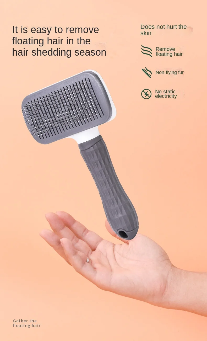 Гребень для домашних животных с одной кнопкой, лабрадор, Тедди, игла для удаления волос, расческа для домашних животных
Гребень для домашних животных с одной кнопкой, лабрадор, Тедди, игла для удаления волос, расческа для домашних животных