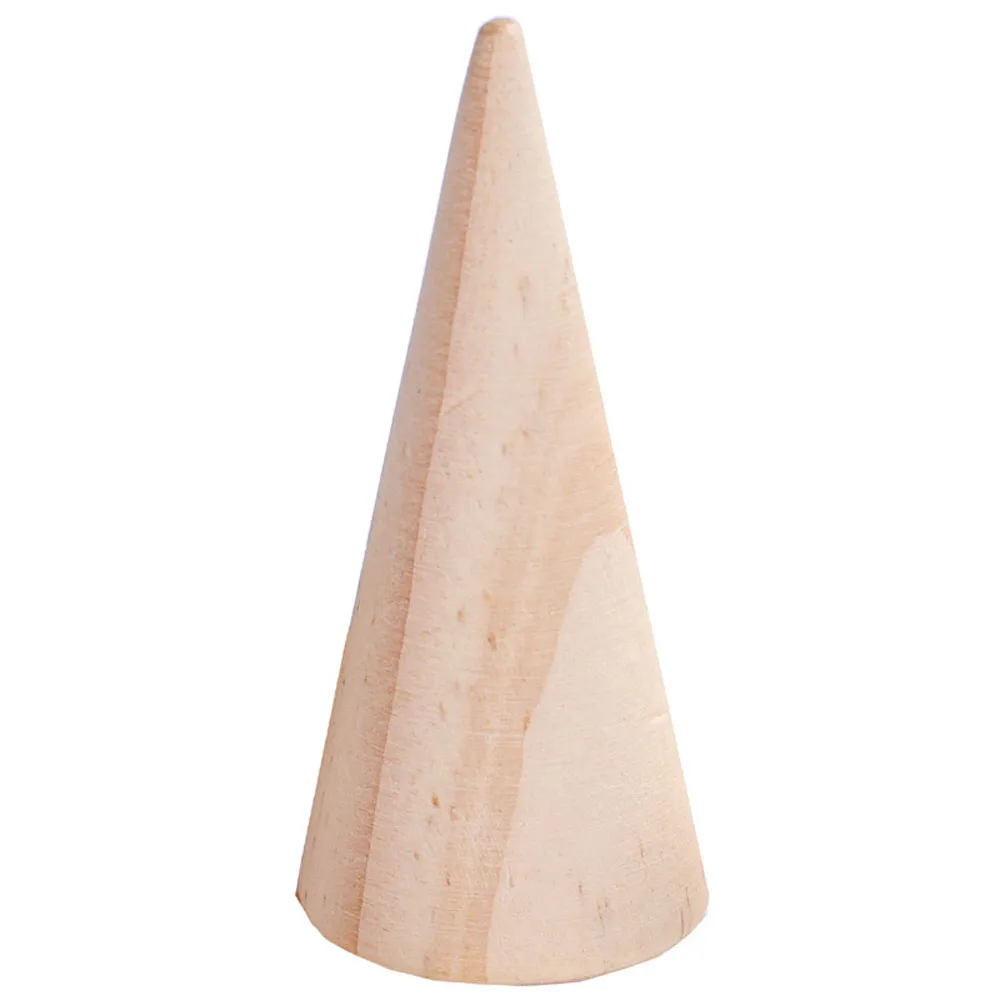 1 PC Creative Design Natural Unpainted Wooden Ring Jewelry Display Rack Stand Cone Shape Holder Organizer Finger Ring Storage
1 PC Creative Design Natural Unpainted Wooden Ring Jewelry Display Rack Stand Cone Shape Holder Organizer Finger Ring Storage