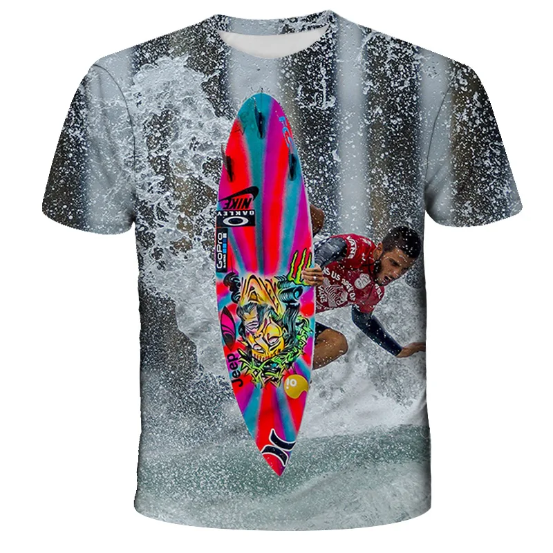2021 Summer Sea Surfing 3D Printing New Funny T-Shirts For Boys And Girls 4-14y Hip-Hop Fashion Short-Sleeved Tops For
2021 Summer Sea Surfing 3D Printing New Funny T-Shirts For Boys And Girls 4-14y Hip-Hop Fashion Short-Sleeved Tops For