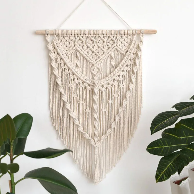 Hand-woven Colour Tapestry Macrame Wall Hanging Art Woven Bohemian Crafts Decoration Gorgeous Tapestry For Home Bedroom 50*70cm
Hand-woven Colour Tapestry Macrame Wall Hanging Art Woven Bohemian Crafts Decoration Gorgeous Tapestry For Home Bedroom 50*70cm