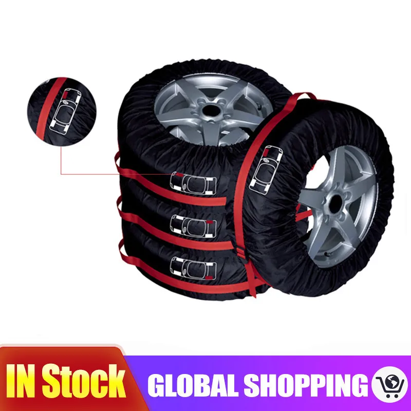 4Pcs Spare Tire Cover Case Polyester Winter and Summer Car Tire Storage Bags Auto Tyre Accessories Vehicle Wheel Protector
4Pcs Spare Tire Cover Case Polyester Winter and Summer Car Tire Storage Bags Auto Tyre Accessories Vehicle Wheel Protector