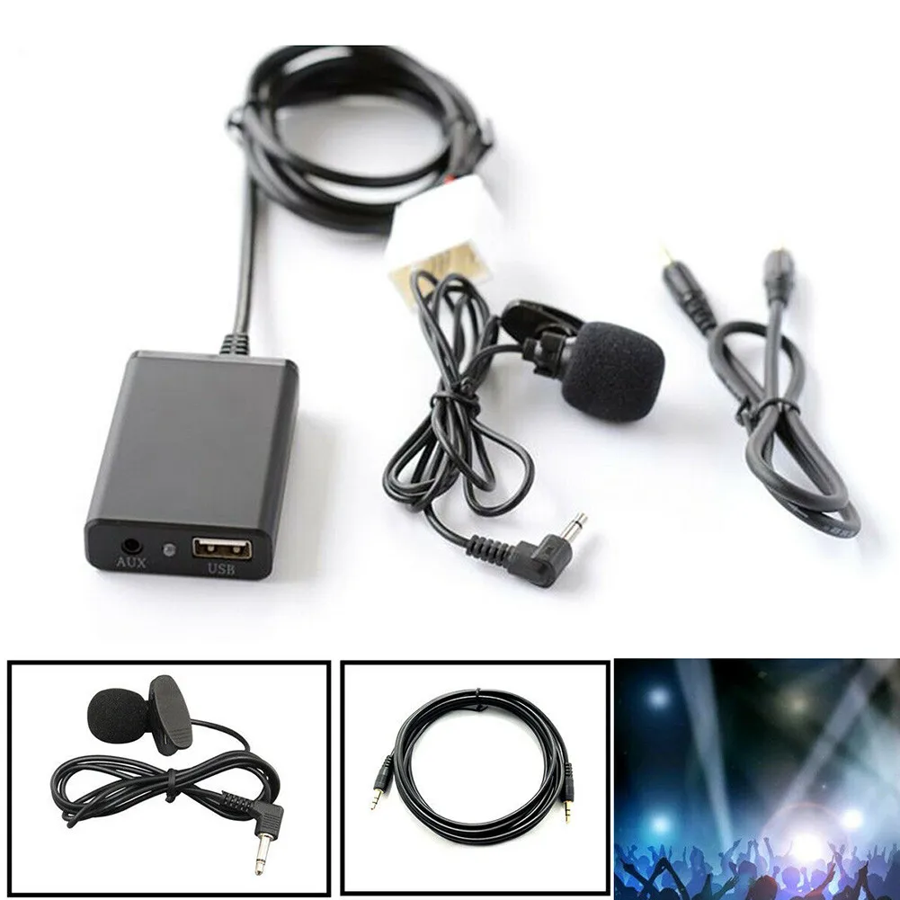 Bluetooth-compatible Kit Handsfree Stereo AUX Adapter Interface Fit For Toyota Lexus Navi Support USB, AUX Or AUX MIC
Bluetooth-compatible Kit Handsfree Stereo AUX Adapter Interface Fit For Toyota Lexus Navi Support USB, AUX Or AUX MIC